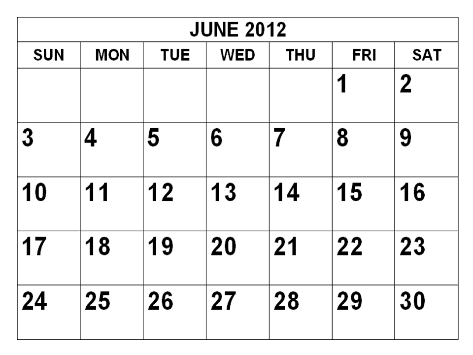 Large June 2013 Calendar New Calendar Template Site