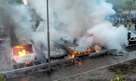 Stockholm riots Sweden