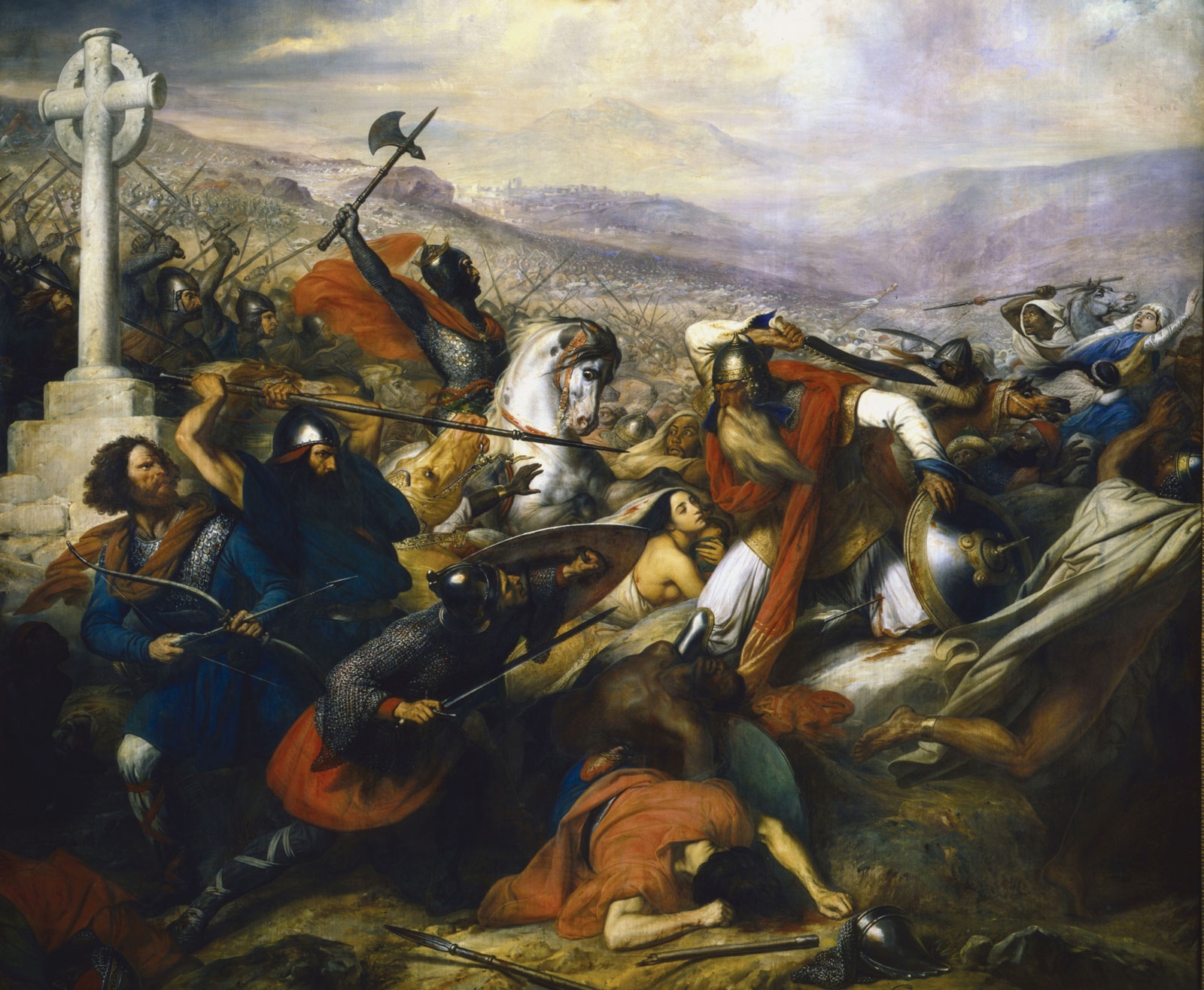 Battle of Tours-732-Charles Martel-Hammer-Umayyad Caliphate-Holger the Dane-Poitiers-Charlemagne-Reconquista-2
