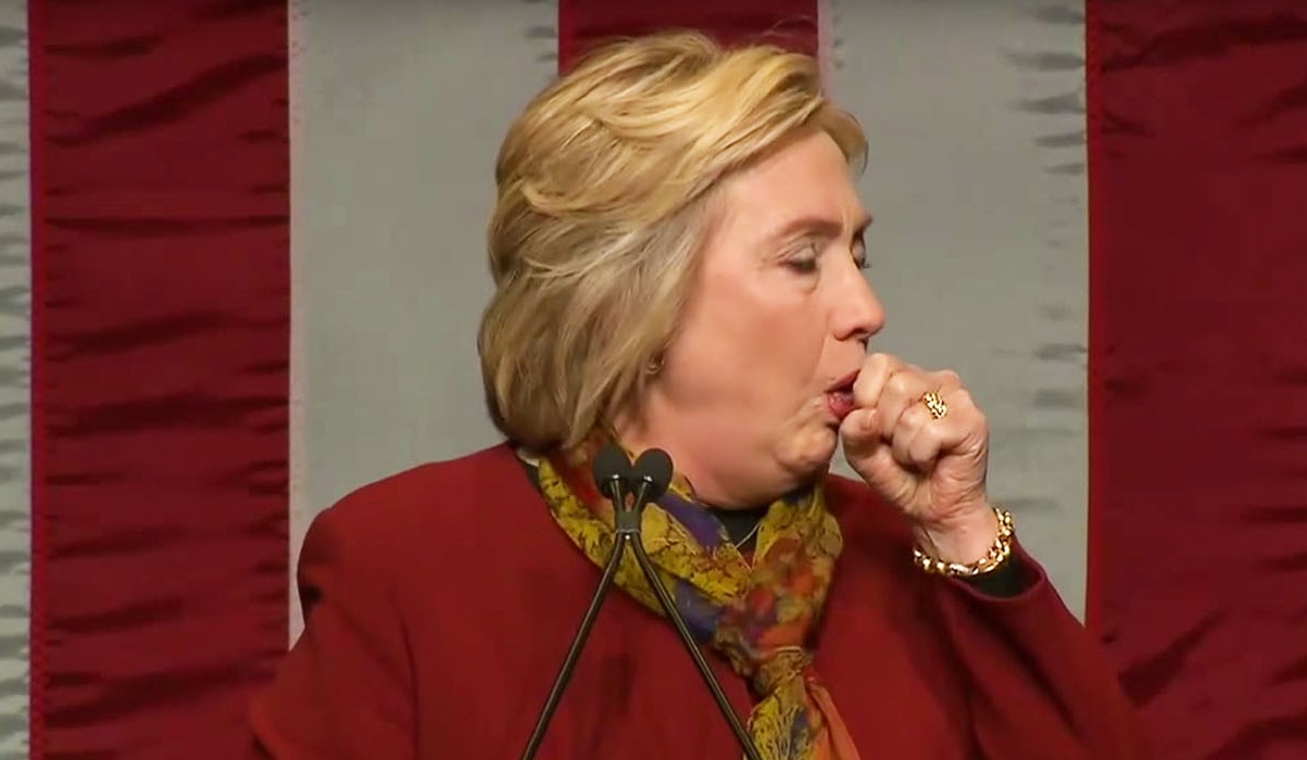 Hillary-Illary-allergies-pneumonia-weak bladder-Parkinson's disease-Provigil-sick-weak