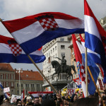 Christian Nationalists in Croatia March Against EU-LGBT Tyranny