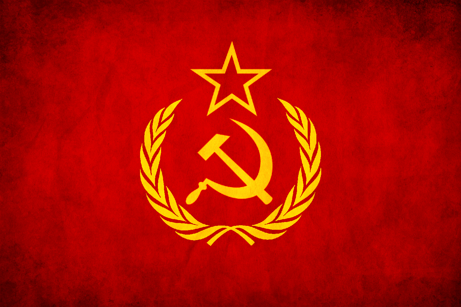 USSR grunge flag