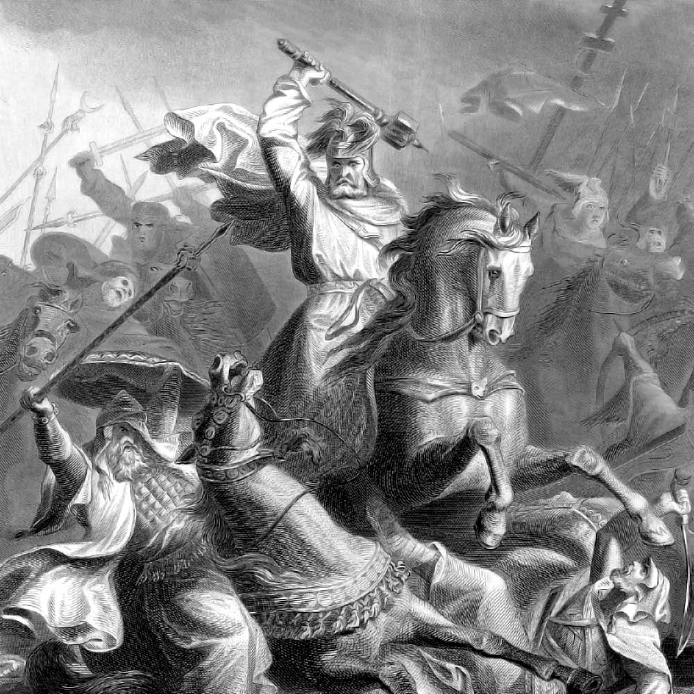 Battle of Tours-732-Charles Martel-Hammer-Umayyad Caliphate-Holger the Dane-Poitiers-Charlemagne-Reconquista-1
